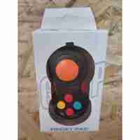 Jucarie Interactiva, Flippy, Model Fidget Pad, Antistres, +3 Ani, Functii Multiple, 5.5 x 3.5 x 11 cm, Negru