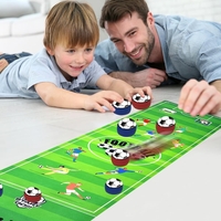 Joc Interactiv, Flippy, Covor de Fotbal 90 x 20 cm, 1-4 Jucatori, +5 Ani, 6 Mingi Incluse, Verde