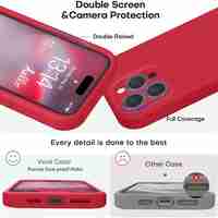 Husa de Protectie Matte TPU, Flippy, pentru OnePlus Nord CE2 Lite, Protectie Camera, Antisoc, Antizgariere, Antialunecare, Acoperire Completa, Rosu