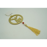 Ornament brad, Flippy, Ren, Auriu, Lucios, 8*25CM, Acril, Interior/ Exterior