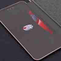 Husa de protectie Flippy compatibila cu Apple iPhone 12/12 Pro Magnet Book Case Roz-Auriu