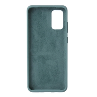 Husa protectie Flippy compatibila cu Samsung Galaxy S21 Ultra Liquid Silicone Case Verde