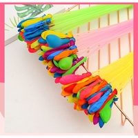 Set 111 Baloane din Latex, Flippy, Aqua Party, Sistem de Umplere Rapida, 10 cm Diametru, Multicolor