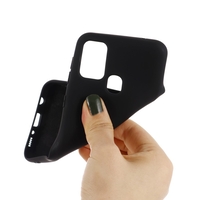 Husa protectie compatibila cu Samsung Galaxy A21S Liquid Silicone Case Negru