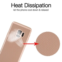 Husa Samsung Galaxy A8 2018 Ultra Slim cu aerisire Auriu