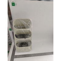 Suport - Organizator pentru Tacamuri, Flippy, 3 Compartimente, Suport pentru Cosmetica, Ustensile, Material PP Durabil, 33 x 16 x 15 cm Verde