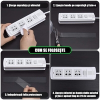 Banda Dublu Adeziva, Flippy, Transparenta, Rezistenta la Apa, Reutilizabila, Tehnologie Nano, 30mm x 1mm x 3m, Fara Urme