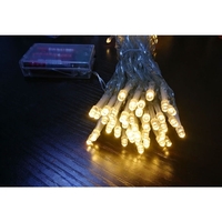 Instalatie de Craciun, Flippy®, Tip Perdea, cu Baterii, 8 Jocuri de Lumini, Muzica, cu Telecomanda, 2 x 2 m, 200 Led-uri, Alb Cald