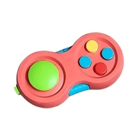 Jucarie Interactiva, Flippy, Model Fidget Pad, Antistres, +3 Ani, Functii Multiple, 5.5 x 3.5 x 11 cm, Roz