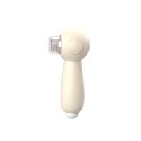 Set Pila Electrica, Flippy, pentru Copii si Bebelusi, din ABS, 6 Accesorii, Incarcare USB, cu Lumina Led, 11.5 x 5.5 cm, Alb