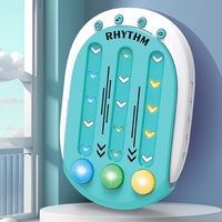 Jucarie Interactiva, Flippy, Tip Jocuri Ritmice, +3 Ani, din ABS, 8 Niveluri de Joc, 9.5 x 2.5 x 13.6 cm, Albastru