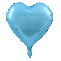 Set 3 Baloane din Folie Metalizata, Flippy, Figurine Picior 46x79 cm, Inima 45cm, Stea 45cm, Model It's a Boy, Tema Gender Reveal, Ambalaj Individual, Pai Inclus, Umflare cu Aer sau Heliu, Albastru