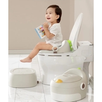 Olita pentru Copii, Flippy, 3 in 1, Detasabila, Inaltator, Reductor WC, cu Capac, 100 de Saci de Unica Folosinta, Gri