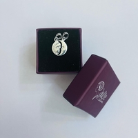 Pandantiv din Argint 925 Jolie Silver, Model Soare si Luna, 18 x 12 mm, 1.2 g