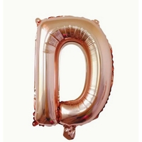 Set Baloane din Folie Metalizata, Flippy, Model Scris Bride, Litere de 40 cm, Tema Iubire, Baloane Party, Ambalaj Individual, Pai Inclus, Umflare cu Aer sau Heliu, Roz