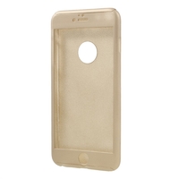 Husa Apple iPhone 6 Plus/6S Plus Full Cover 360 Auriu + Folie de protectie