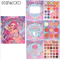 Paleta farduri Kevin&Coco, 69 nuante, blush, iluminator, conturing, deschidere tip carte, 18.6 x 16.5 cm, 97 g, multicolor