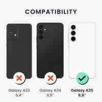 Husa de Protectie Matte TPU, Flippy, pentru Samsung Galaxy A35 5G, Protectie Camera, Antisoc, Antizgariere, Antialunecare, Acoperire Completa, Negru
