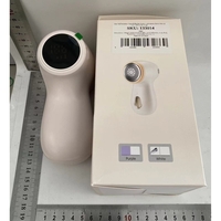 Aparat Electric de Curatat Scame 2in1, Flippy, Indepartare Scame si Aspirare, 15 x 8.5 cm, din ABS si Otel Inoxidabil, Incarcare USB Tip C, Bej