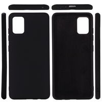 Husa protectie compatibila cu Samsung S10 Lite Liquid Silicone Case Negru