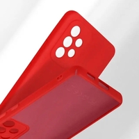 Husa protectie Flippy pentru Samsung A53 5G Liquid Silicone Rosu