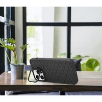 Husa de Protectie TPU, Flippy, pentru Samsung Galaxy S24, 3D Cube, cu Inel, Protectie Camera, Antisoc, Antizgariere, Antialunecare, Acoperire Completa, Negru