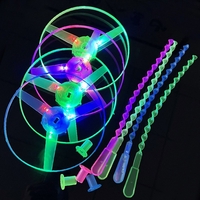 Jucarie Disc Zburator, Flippy, cu Lumini, Manual, din ABS, +14 Ani, Albastru