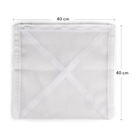 Sac pentru Spalare Incaltaminte, Flippy, Dimensiuni Mari, pentru Masina de Spalat, 40x40x1 cm, Alb