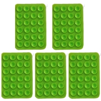 Suport Adeziv Universal, Flippy, pentru Telefon/Tableta, cu 24 Ventuze, potrivit pentru Tik-Tok/Selfie/Vizionare Video, din Silicon, 8 x 5.5 x 1 cm, Verde