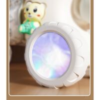 Balansoar pentru Copii, Flippy, 3in1, cu Spatar si Bara de Siguranta, Maner cu Cos de Basket, Tava de Masa, Roti Luminoase, 80 x 43 x 83 cm, din Plastic, + 3 Ani, Roz