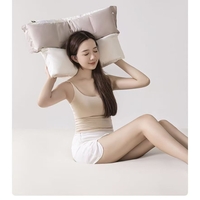 Perna Ortopedica 3 in 1, Flippy, Strat Dublu, Protectie Cervicala, pentru Adulti, 45 x 70 cm, Alb
