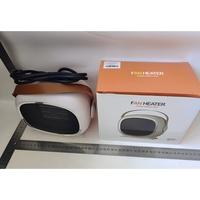 Aeroterma cu Incalzire Ceramica PTC, Flippy, din ABS, Oprire Automata, Protectie Supraincalzire, 700/1200W, 220V, 21 x 16 x 11 cm, Alb