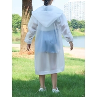 Pelerina de Ploaie, Flippy, pentru Copii 100-145 cm, din EVA, Impermeabila, Inchidere cu Capse, Alb