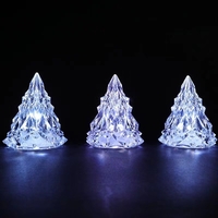 Lampa de Veghe, Flippy, Model IceBerg, cu Baterii, Lumina Rece, Transparent, 6.5x8 cm