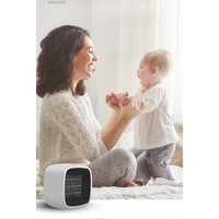 Mini radiator electric portabil Flippy, 800 W, 2 trepte, 150x120x175 mm, alb