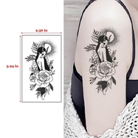 Set 30 Tatuaje Temporare, Flippy, pe Baza de Apa, Model 1, Negru