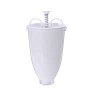 Accesoriu de Bucatarie pentru Gogosi, Flippy, Dozator pentru Aluat, Dispozitiv Manual, Forma de Gogosi, pentru Gatit, 18x10x10 cm, Alb