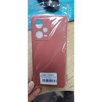 Husa de Protectie, Flippy, pentru Xiaomi Redmi Note 12 Pro 5G, Liquid Silicone, cu Microfibra pe Interior, Protectie Antisoc, Compatibil Incarcare Wireless, Rosu Camellia
