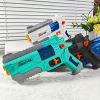 Pistol Manual cu Apa, Flippy, Jucarie Pistol cu Apa Sigur Pentru Copii, Design Nou S-Shooter Atractiv, 23 x 14.5 cm, Verde