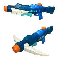 Pistol cu Apa, Flippy, +6 Ani, Rezervor 700 ml, 4 Moduri de Stropire, din Plastic, 56 x 37 x 23 cm, Albastru