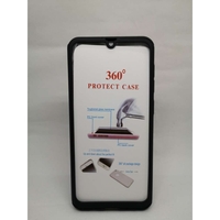 Husa de protectie Flippy compatibila cu Samsung Galaxy A50 Full Cover 360 Negru + Folie de protectie