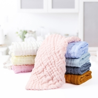 Prosop Absorbant, Flippy, din Bumbac, 6 Straturi, 30 x 30 cm, Roz