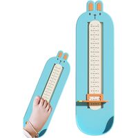 Dispozitiv de Masurat Talpa Piciorului pentru Bebelusi, Flippy, 6-24, Model Iepuras, Albastru