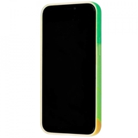 Husa protectie Flippy compatibila cu Apple iPhone 12 Tpu Ombre, Verde/Galben