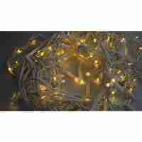 Instalatie Craciun, 205 m, Led-uri ,Franjuri, Alb cald, Flash, Alimentator, Interconectabila, Fir Alb Cauciucat, 220v, Flippy