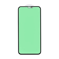 Folie de Sticla Securizata pentru Apple iPhone 15, Flippy, Lumina Verde Anti-Blue Ray, Auto-Aplicare, Protectie Completa 9D, Verde