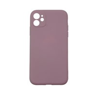 Husa protectie Flippy compatibila cu Apple iPhone 12 Mini Liquid Silicone Case Mov