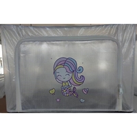 Cutie de Depozitare, Flippy, pentru Camera Copiilor, 100L, din PVC, Model Sirena, 60 x 42 x 40 cm, Transparent