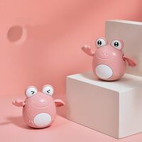 Jucarie de baie pentru copii, Flippy, broscuta roz