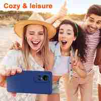 Husa de Protectie, Flippy, pentru Oppo Reno 10 Pro 5G, Liquid Silicone, cu Microfibra pe Interior, Protectie Antisoc, Compatibil Incarcare Wireless, Albastru